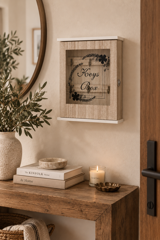 Wooden Key Storage Box