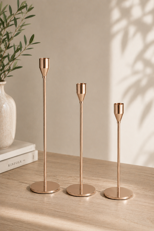 Set of 3 candle holder