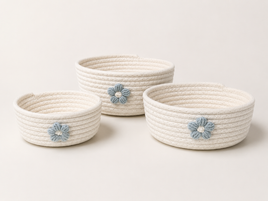 Woven Oval Storage Basket