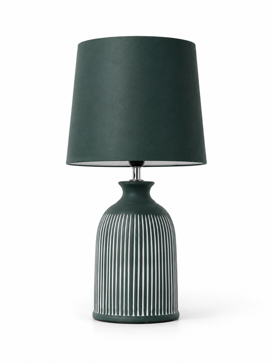 Striped Ceramic Table Lamp