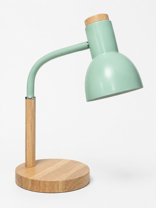 Nordic Wood Accent Desk Lamp