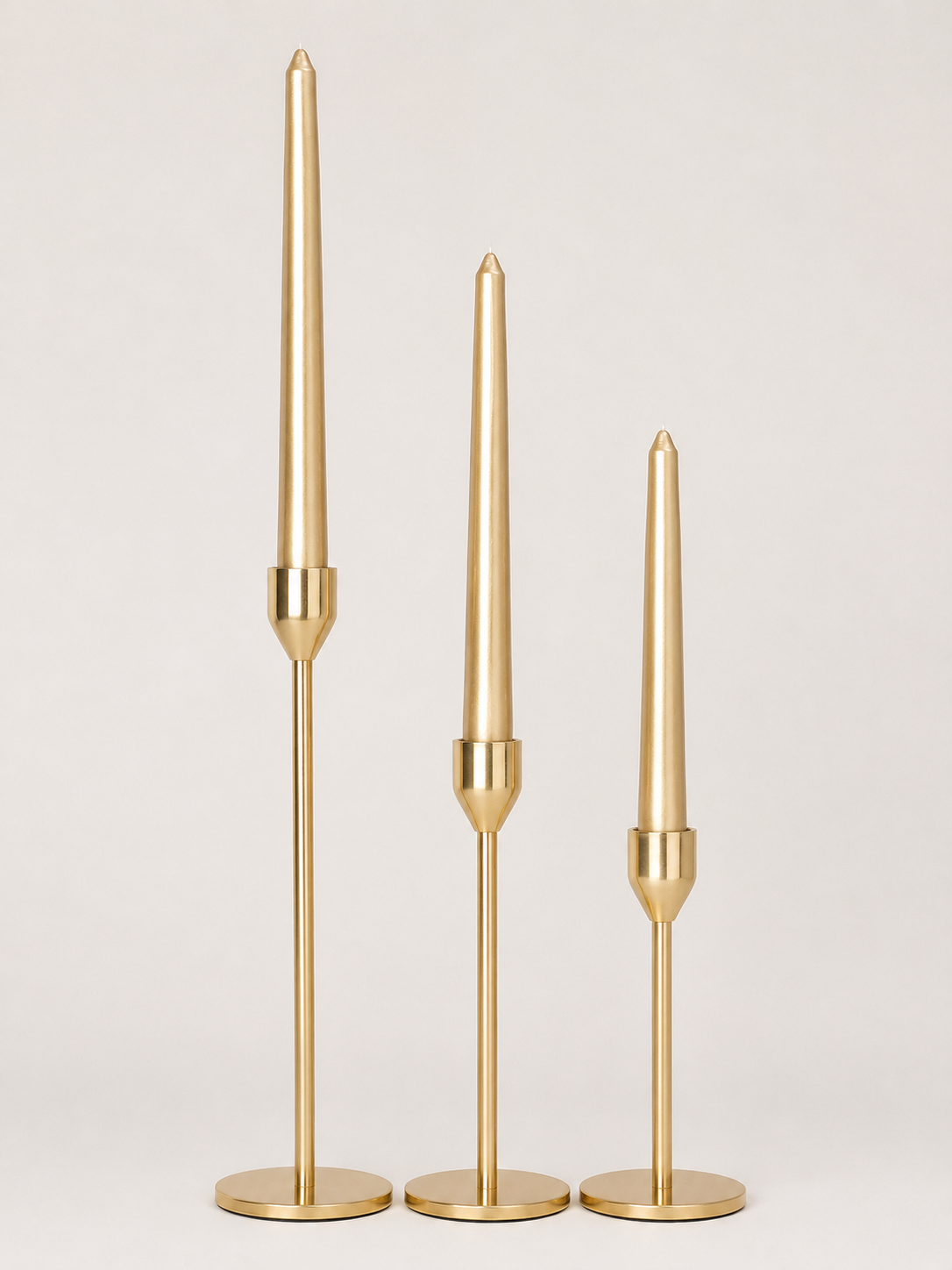 Gold Taper Candles