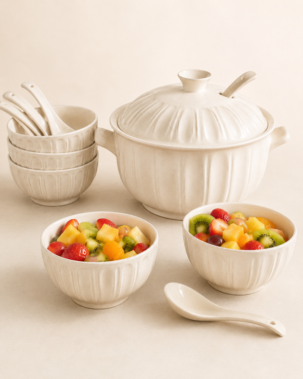 15 Piece Ceramic Serving Set