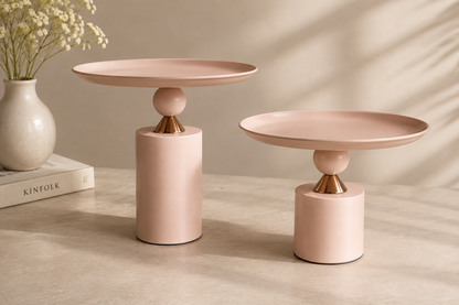 Modern Pedestal Display Tray Stand