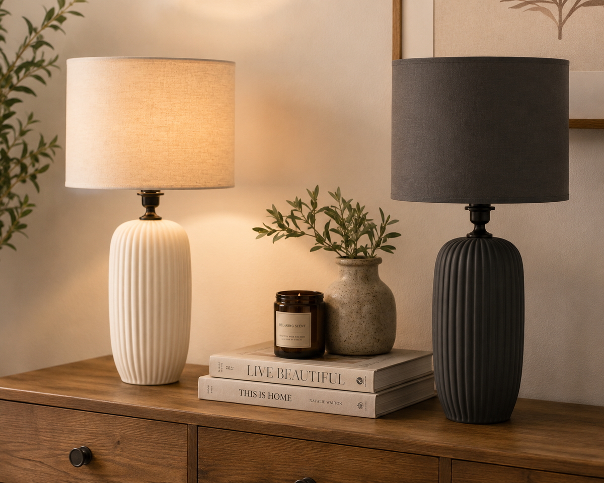 Contemporary Architectural Large Table Lamp