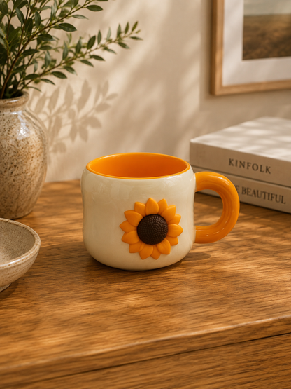 Sunflower Ceramic Mug