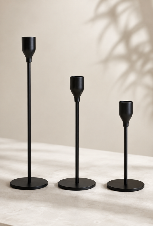 Set of 3 candle holder
