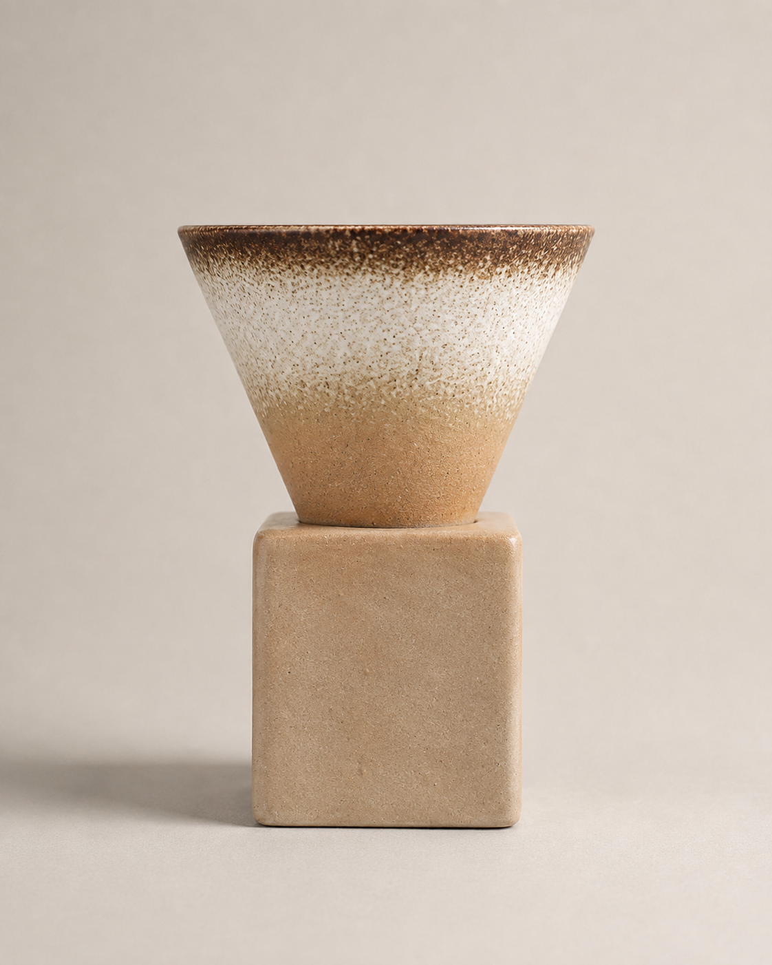 Modern Ceramic Incense Holder with Detachable Base
