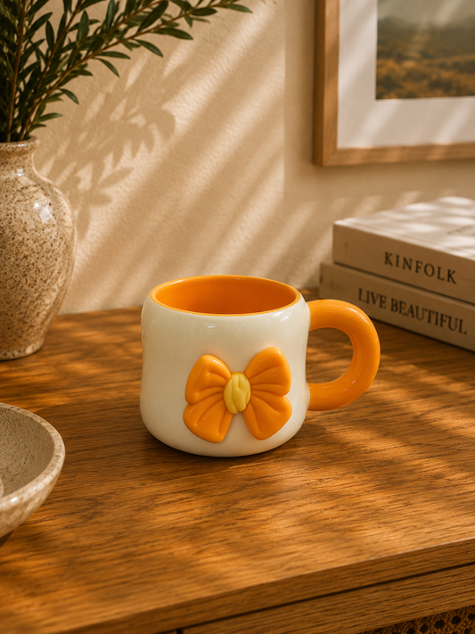 Bow Ceramic Mug