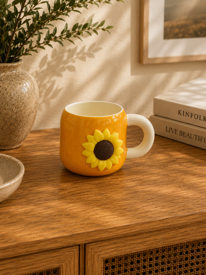 Sunflower Ceramic Mug