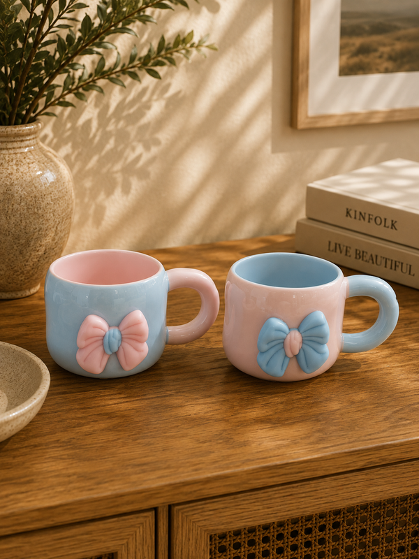 Bow Ceramic Mug
