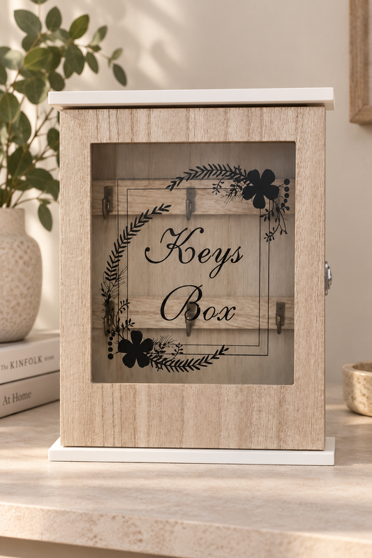 Wooden Key Storage Box