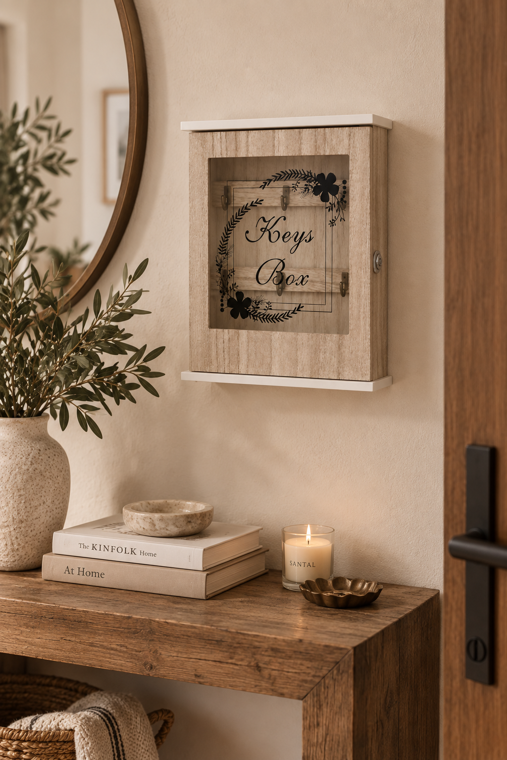 Wooden Key Storage Box