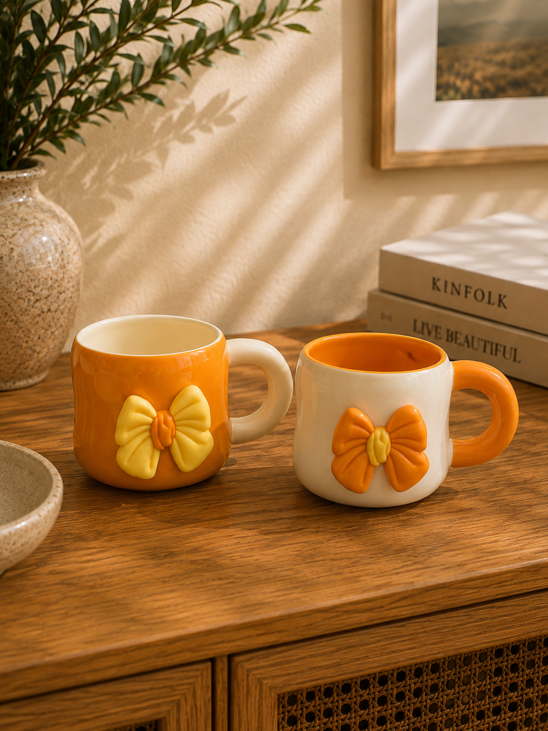 Bow Ceramic Mug