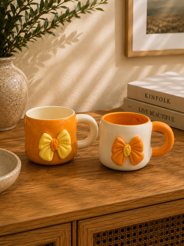 Bow Ceramic Mug