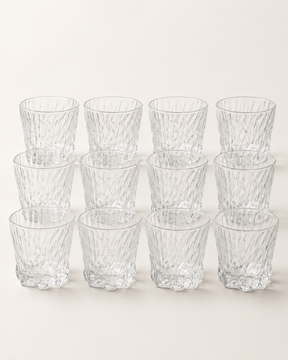 Classic Clear Glass Set of 12