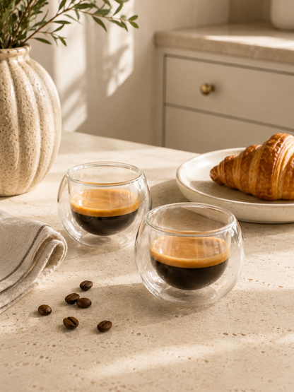 Double Wall Glass Espresso Cup