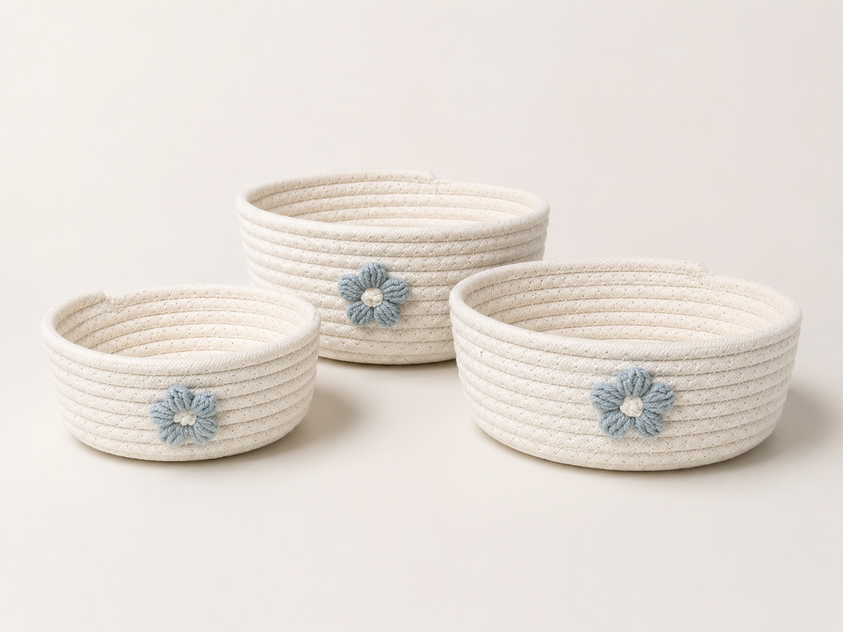 Woven Oval Storage Basket