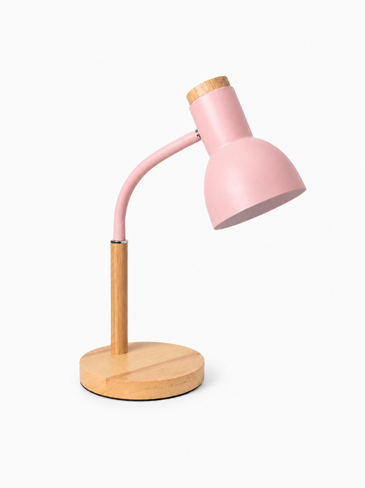 Nordic Wood Accent Desk Lamp