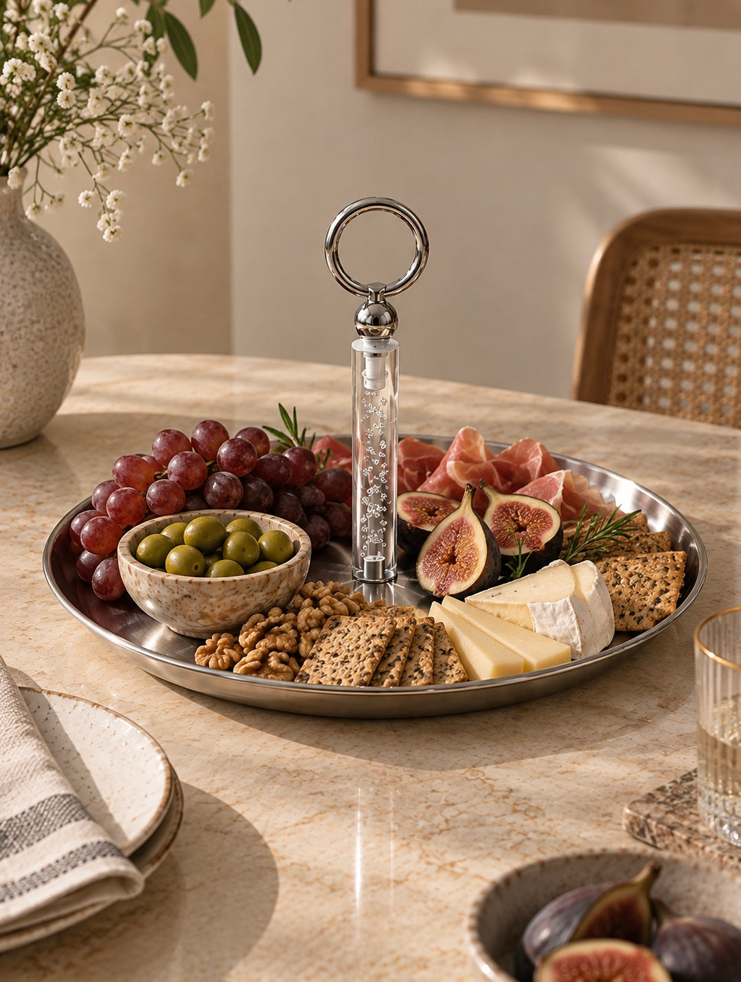 Stainless Steel Serving Stand