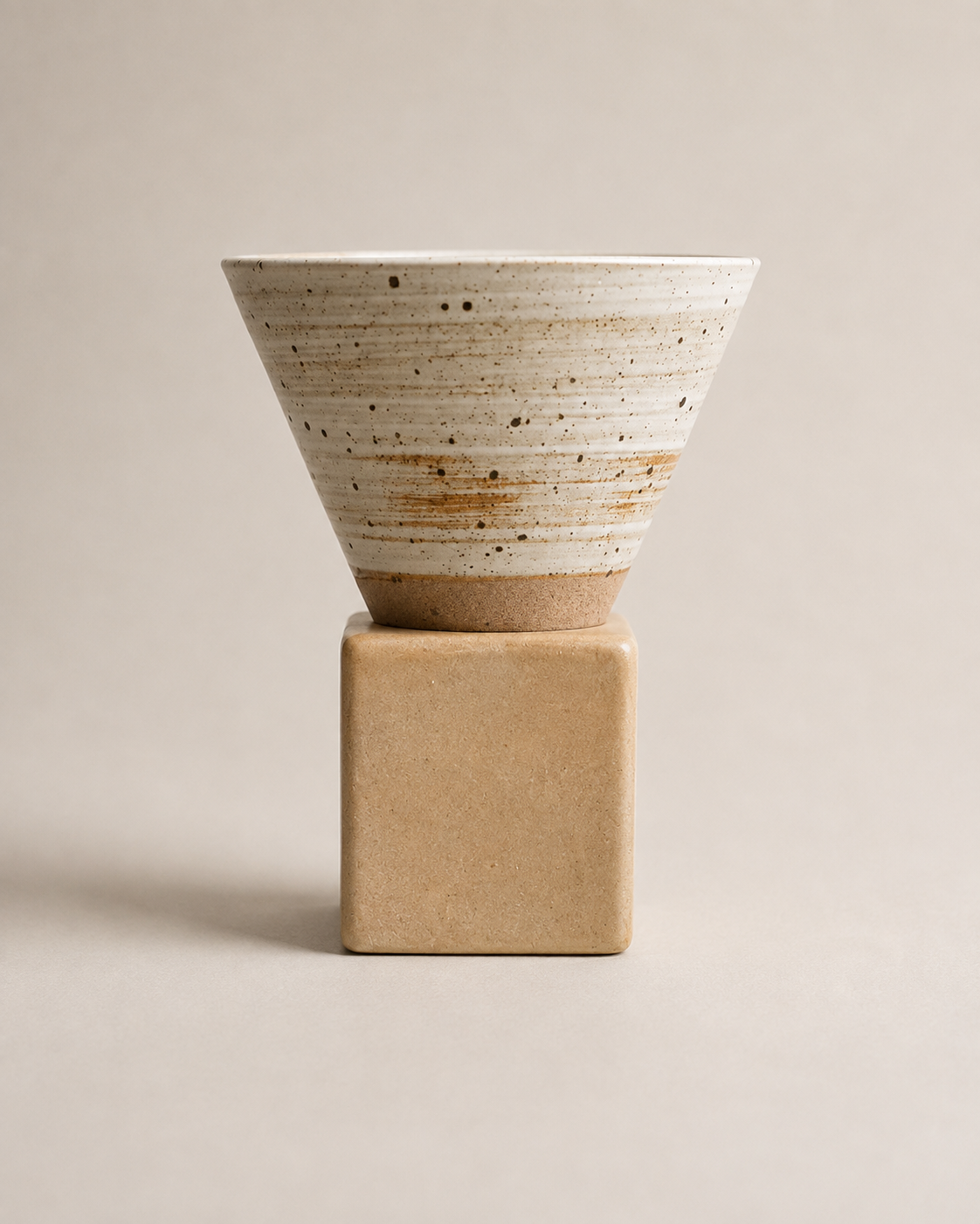 Modern Ceramic Incense Holder with Detachable Base