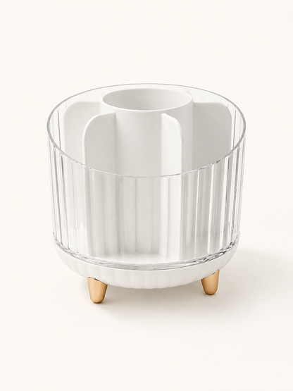 3-Compartment Vanity & Makeup Organizer