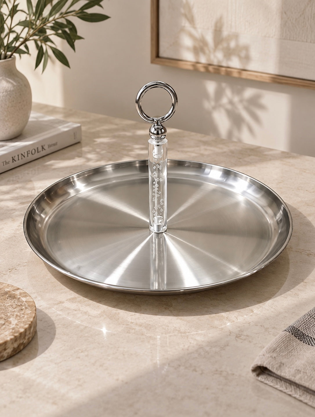 Stainless Steel Serving Stand