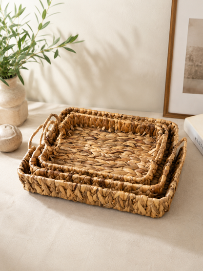 Natural Woven Serving Tray