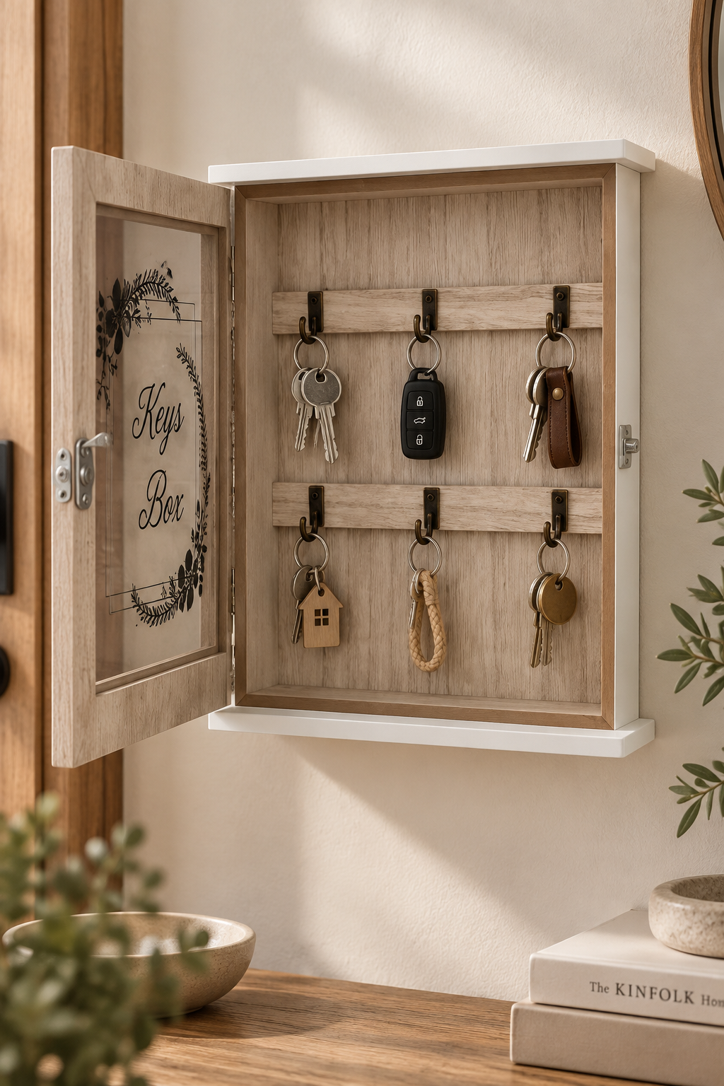 Wooden Key Storage Box