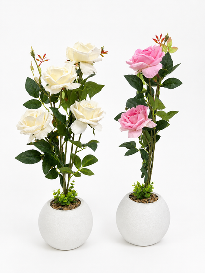 Faux Potted Plant Accent