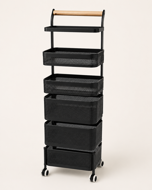 5 Tier Rotating Storage Cart