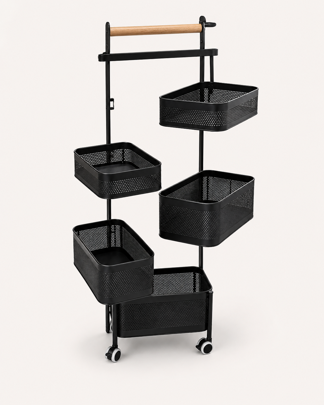 5 Tier Rotating Storage Cart