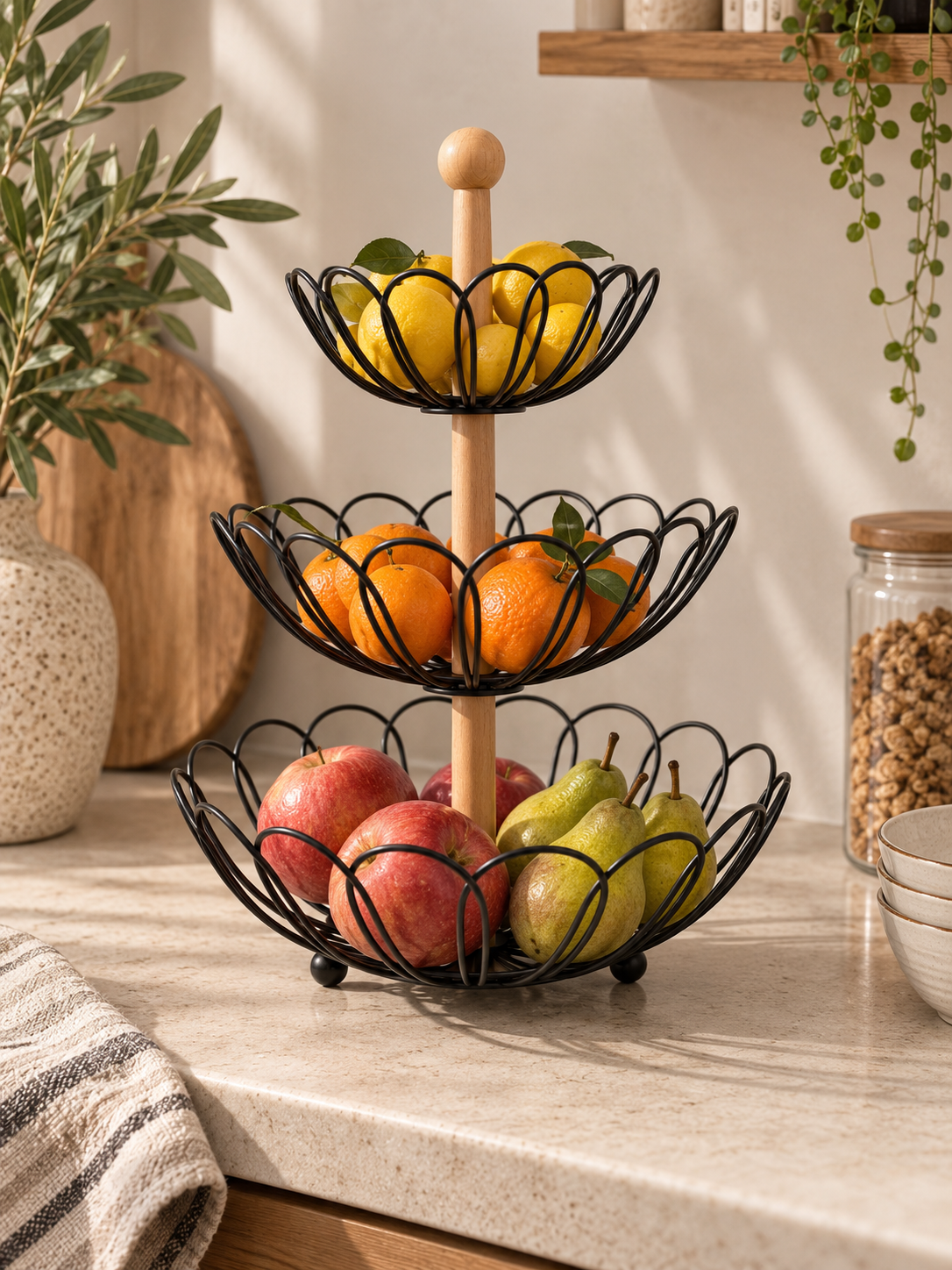 Metal Fruit & Vegetable Stand