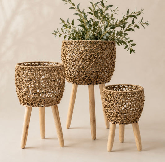 Minimalist Sculptural Planter - Cashepot